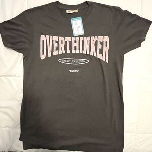 Simply Southern “Overthinker” Tshirt. Size Medium. Grey
